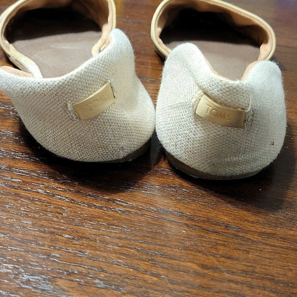Toms Jutty D'Orsay flats size 9 - Picture 2 of 11